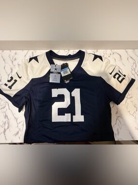 New Women’s Dallas Cowboys Football #21 Jersey Collectors Item New with Tags